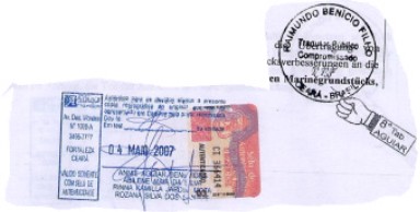 stempel escritura 2006